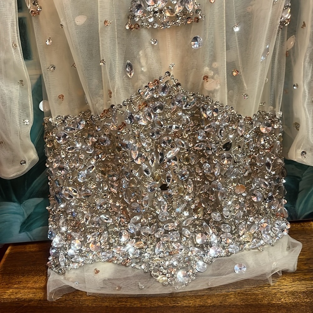 JOVANI bejeweled dress 00 - Picture 3 of 3